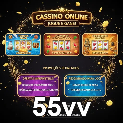 Tela de casino gaming com jogos ao vivo e slots